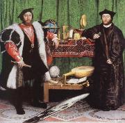 Hans holbein the younger the ambassadors France oil painting artist